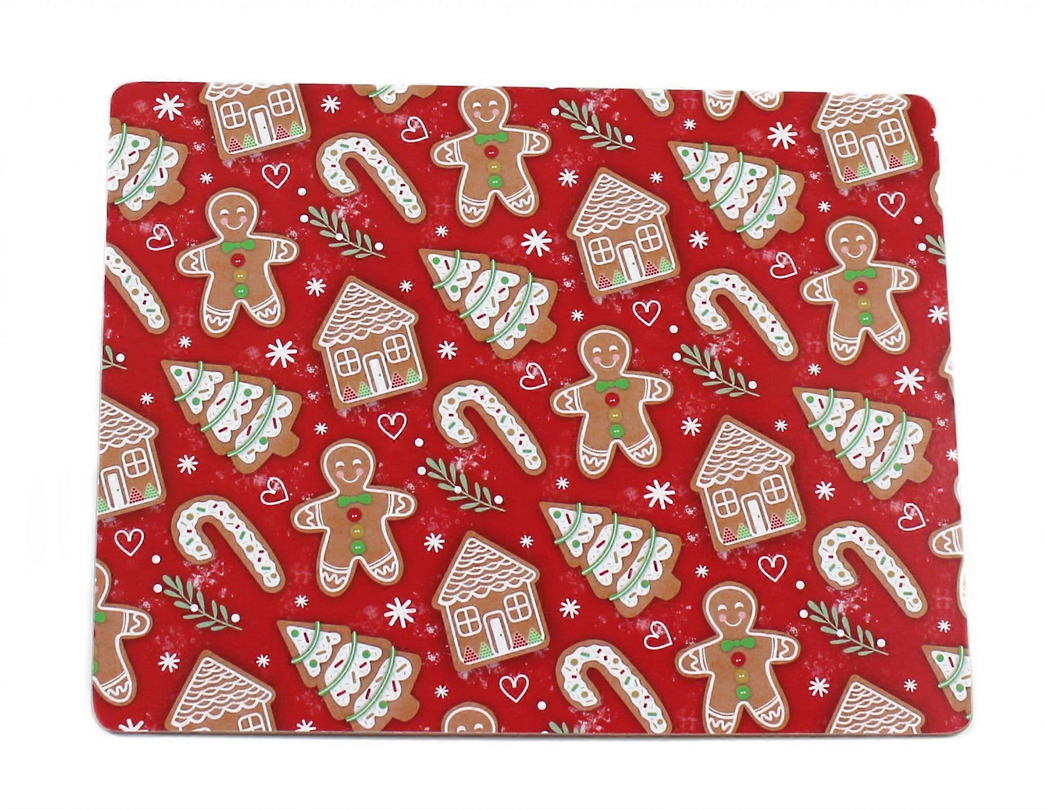 Sugar Cookies Christmas Cork Backed Placemats - Pack of 4