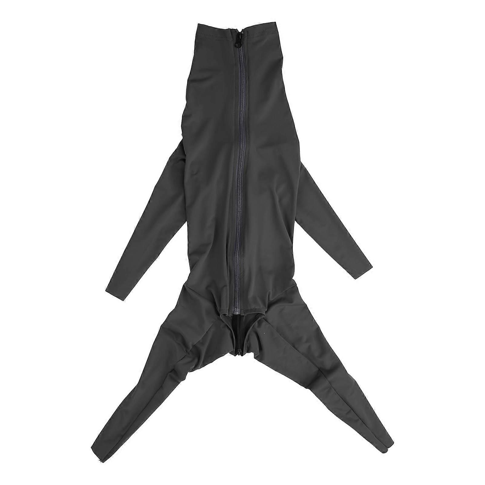 Dog Full Coverage Jumpsuit Elastic Prevent Shedding Dog Bodysuit for Post Operative S