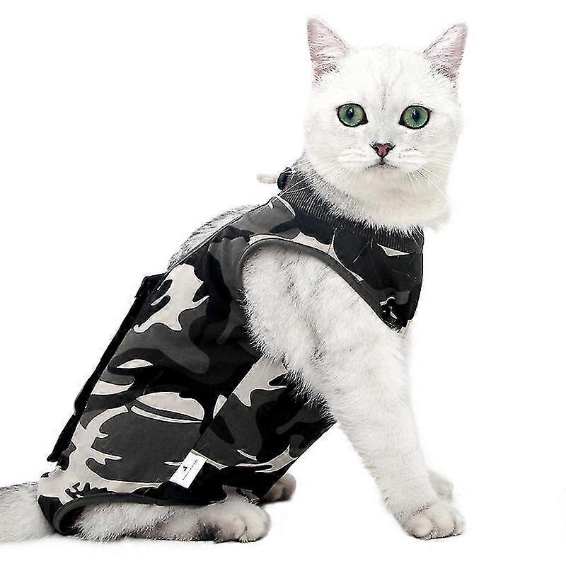 Katt husdjur sterilisering kläder kirurgisk klänning anti-slickande postoperativa kläder kamouflage