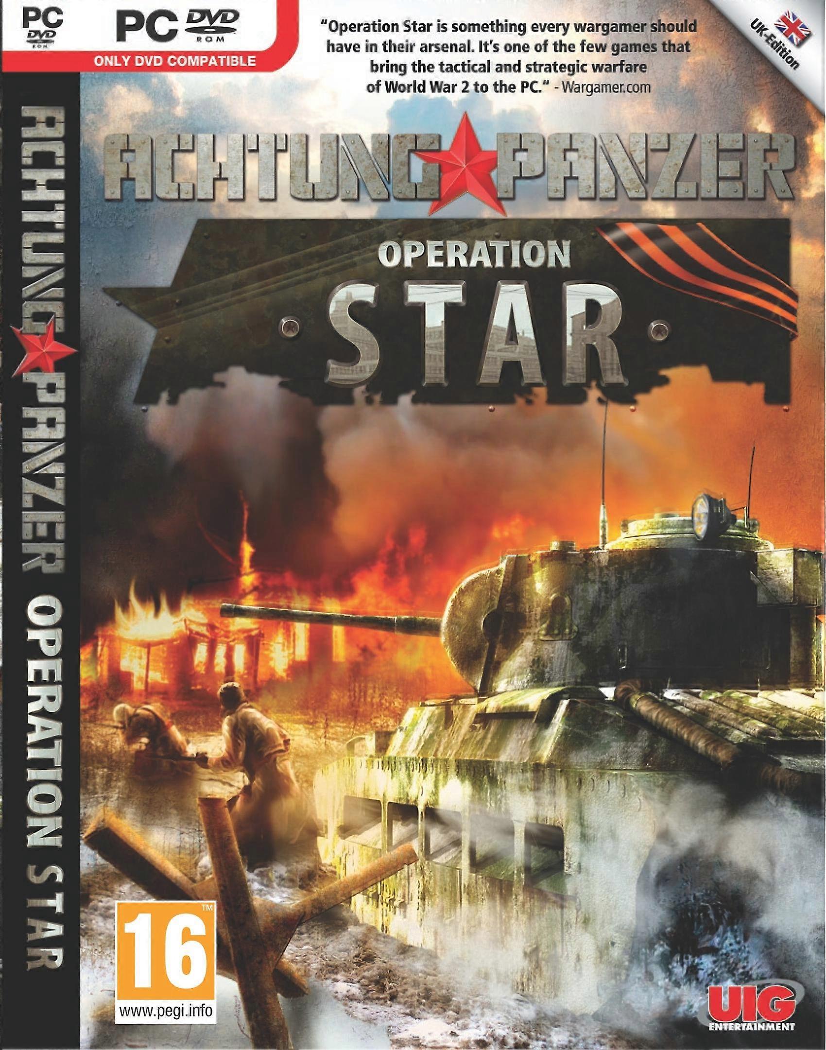Achtung Panzer Operation Star (PC CD) - New & Sealed