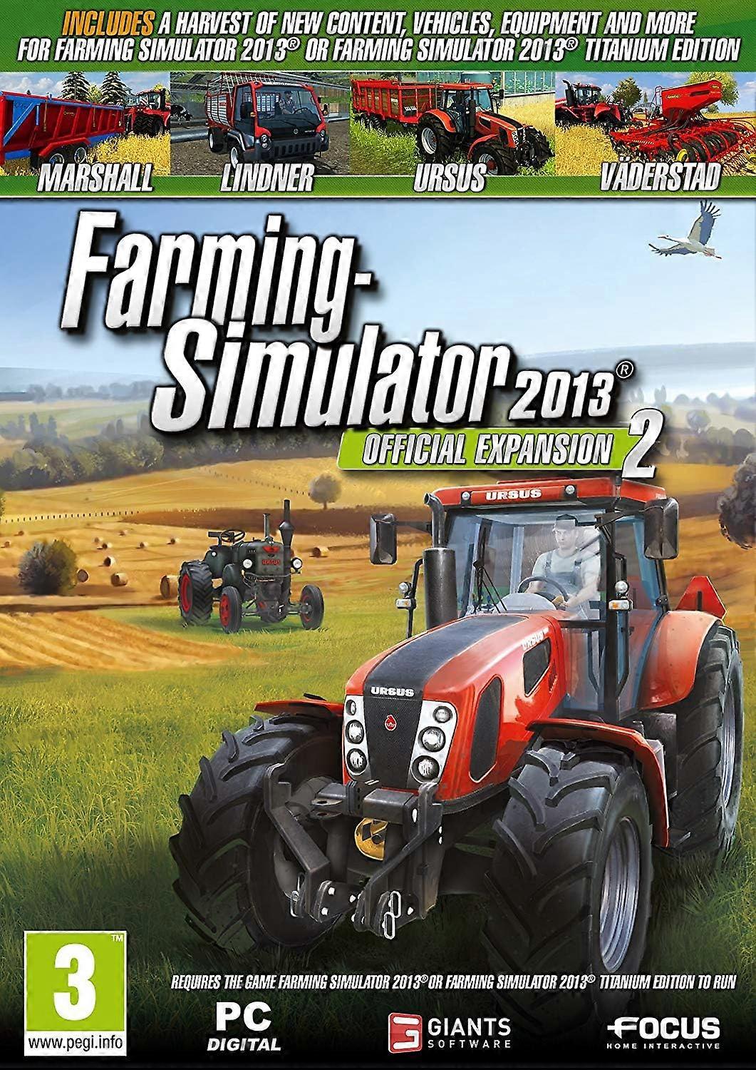 Farming Simulator 2013 Expansion 2 - PC CD - New & Sealed