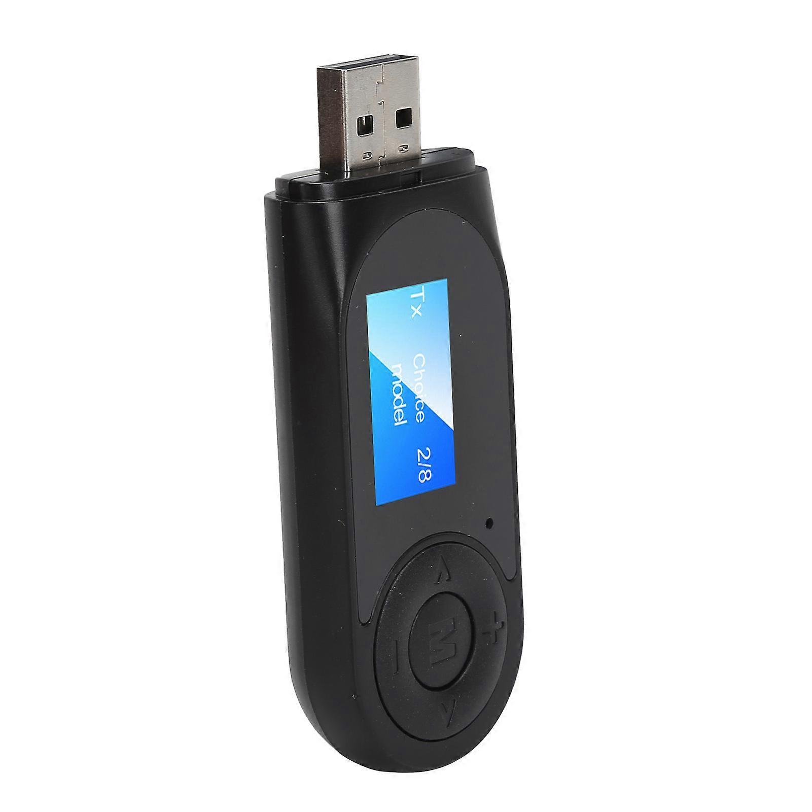 2 in 1 Bluetooth Adapter Bluetooth 5.0 Audio Receiver Transmitter with Hands Free Function