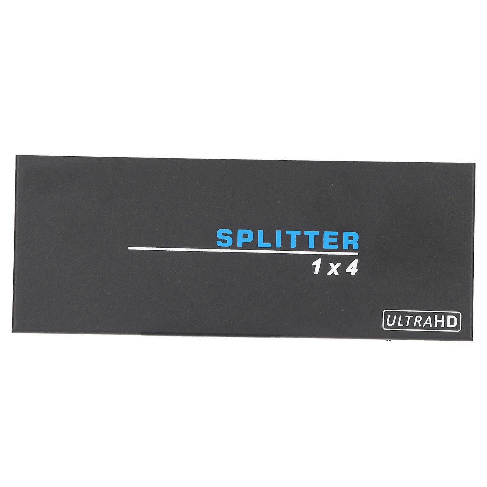 1 To 4 HD Multimedia Interface Splitter 4K 18Gbps High Resolution HD Multimedia Interface2.0 Video Switcher EU Plug