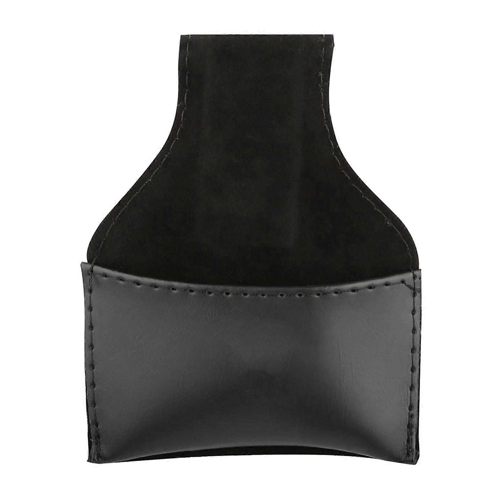 Billiard Chalk Holder Portable PU Pouch Bag Accessory Black