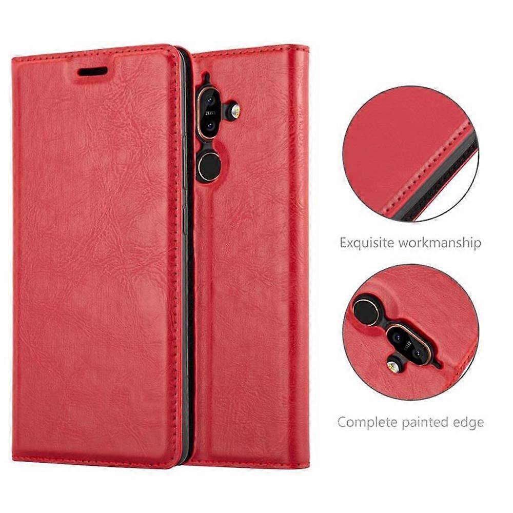 Nokia 7 PLUS Case - Protective Case with Stand Function and Card Slot