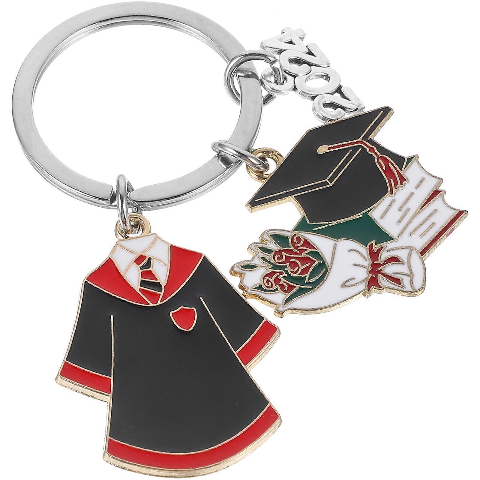 Graduation Keychain Alloy Keychain Graduation Key Chain Graduation Party Favor