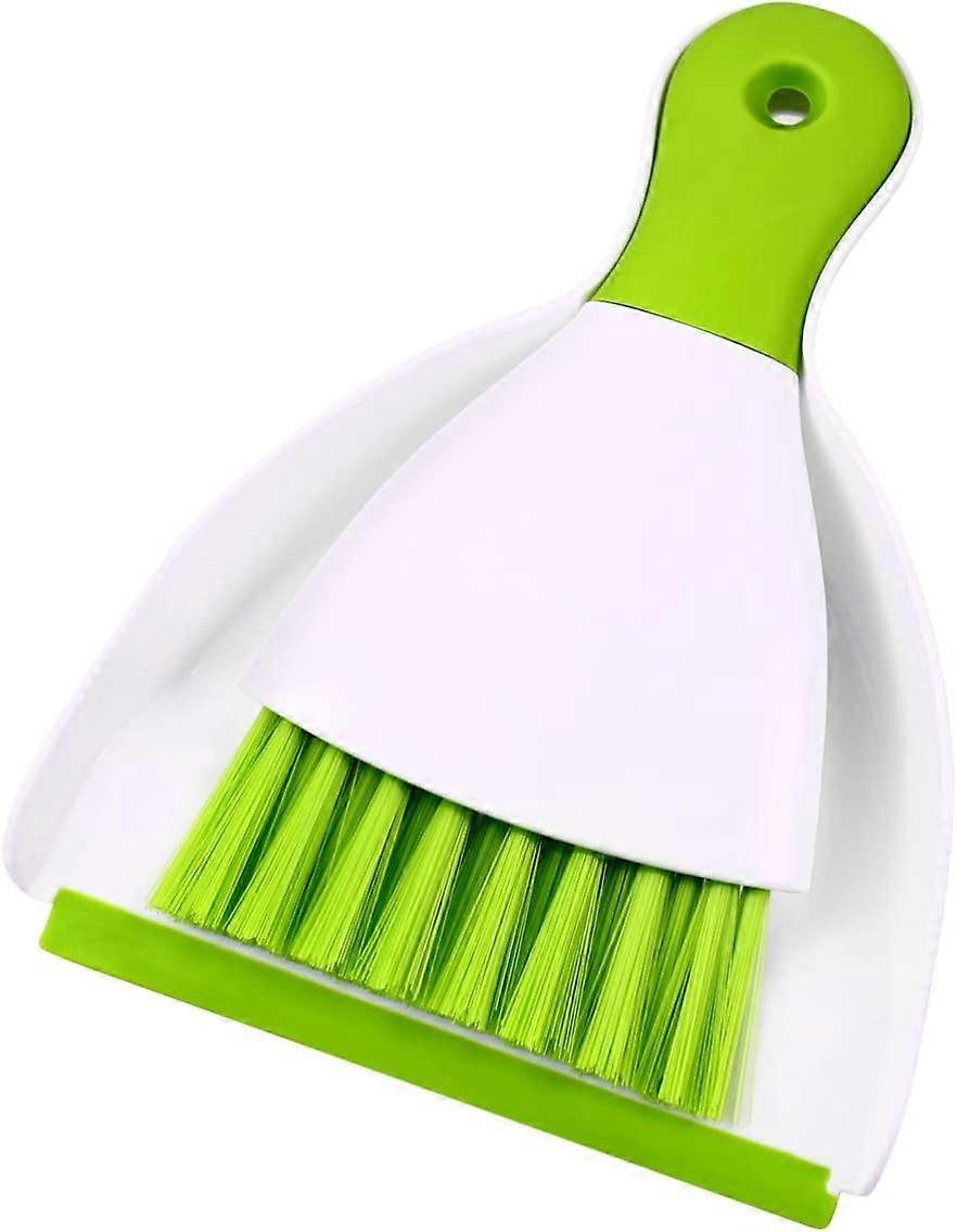 Balacoo Dust Pan and Brush- Broom and Dustpan Dust Brush Nesting Small Cleaning Broom Dust Pan and Brush for Table Desk Counter Keyboard Cat