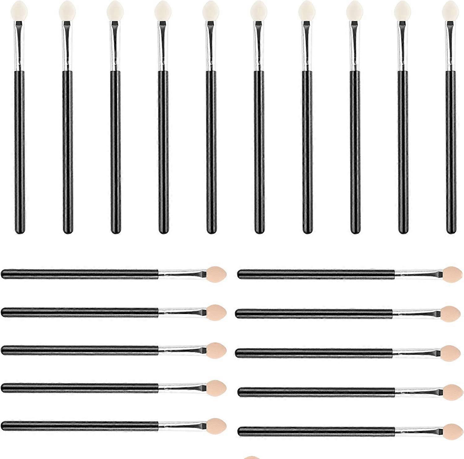 Disposable Sponge Eyeshadow Brush Ladies Oval Makeup Applicator 10 Pieces