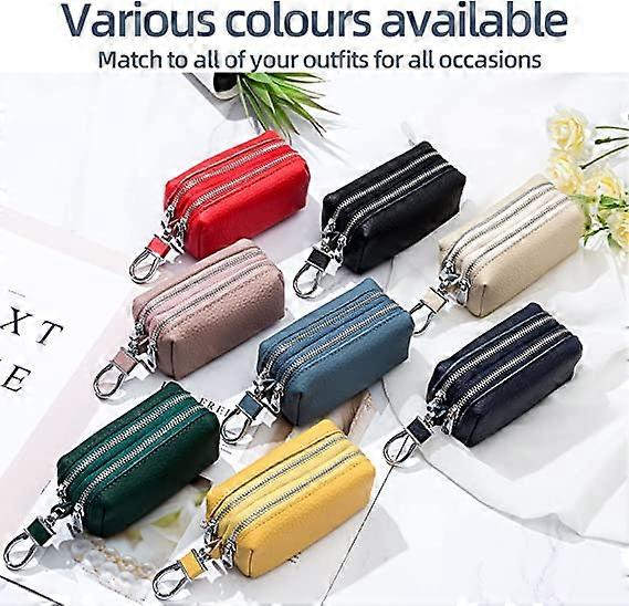 Llavero Cartera Piel Para 6 Llaves Y Argolla Llave De Auto - $ 599.00