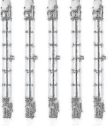 5個調光可能なR7s 118mm 300wハロゲン鉛筆電球AC 220-240v 3100lmリニアハロゲン投光器風景照明、セキュリティ、街路灯用 - ZCL275
