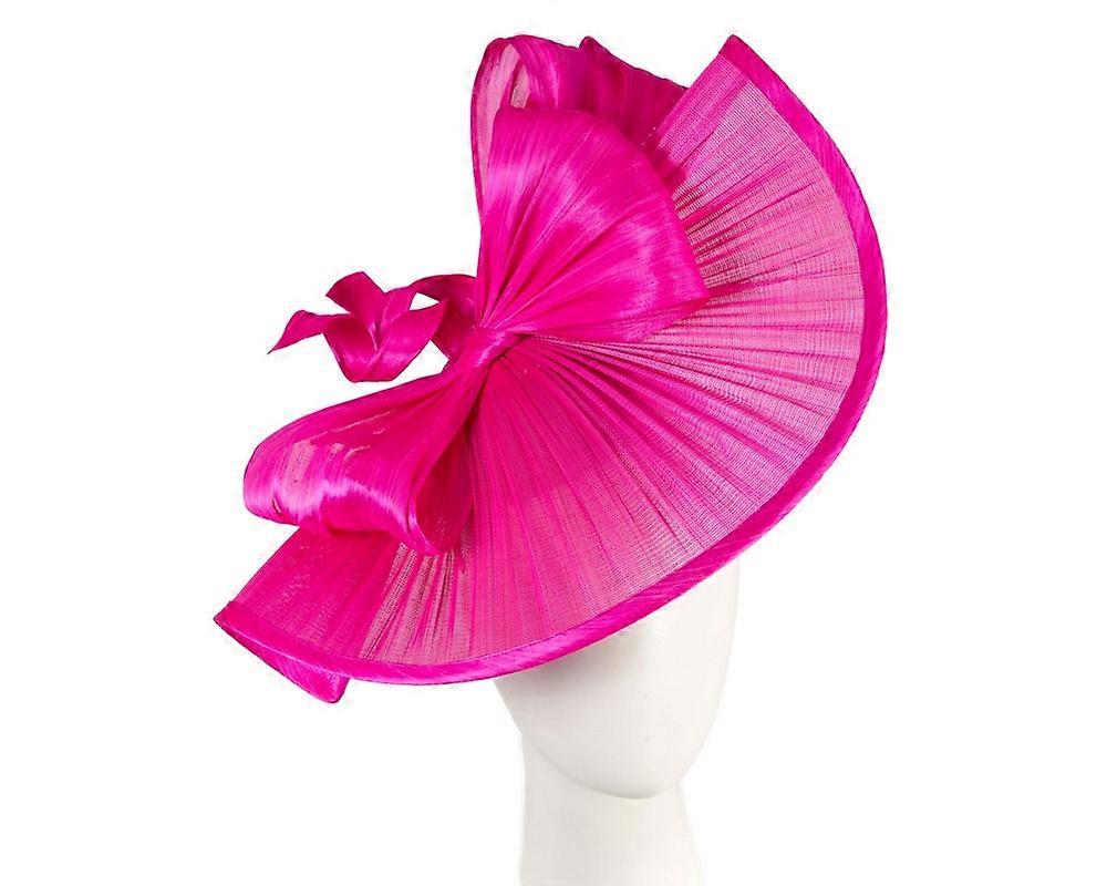Large fuchsia jinsin racing fascinator by Fillies Collection S291F