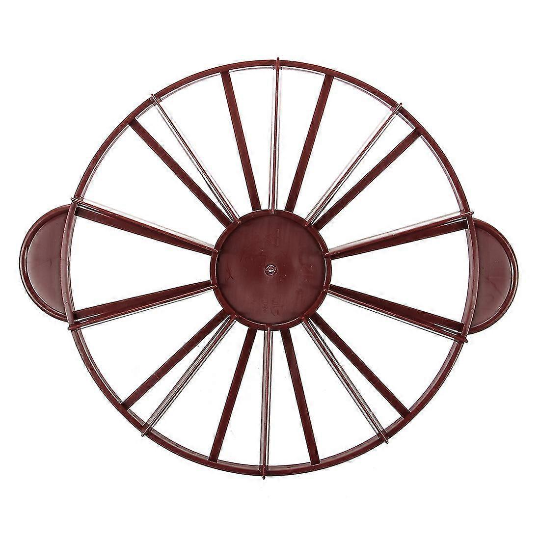 Cake Divider Slice Pie Cake 10 / 12 Piece Portion Marker Divider Dark Red