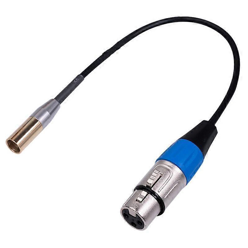 REXLIS 1FT Mini XLR Male to XLR Female Adapter Cable, 3-Pin Mini XLR to XLR Video Cable, for BMPCC