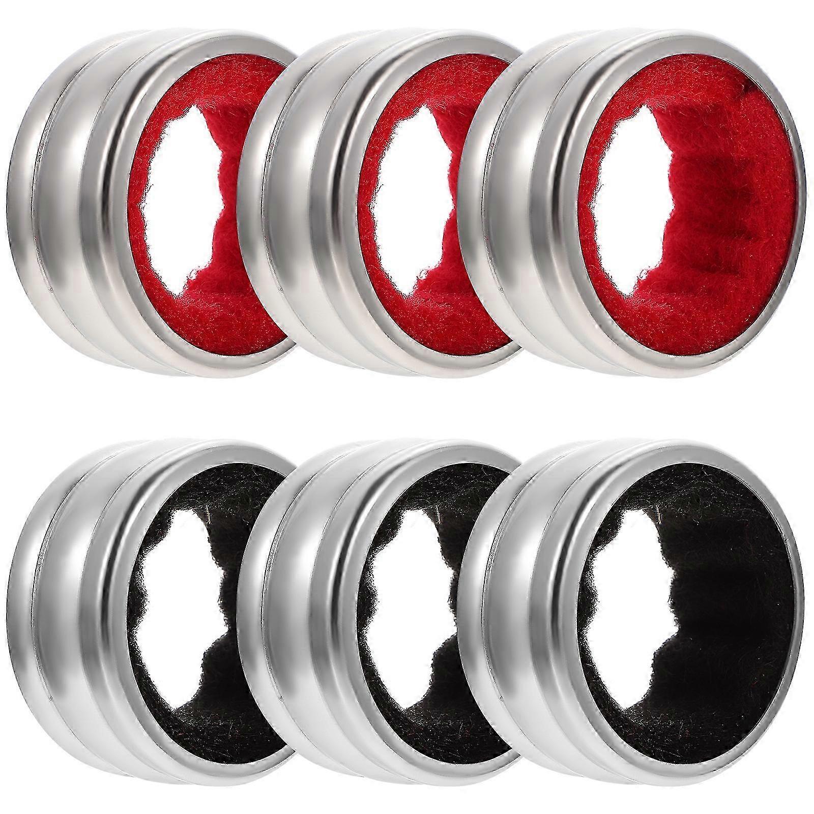 6 قطع النبيذ بالتنقيط طوق النبيذ بالتنقيط الماسك النبيذ بالتنقيط توقف الدائري النبيذ بالتنقيط سدادة النبيذ طوق-Yvan