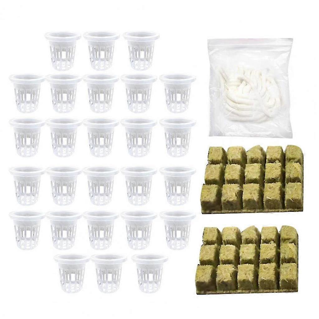 Plant Grow Net Nursery Pots Hydroponic Colonization Mesh Cup Vegetable Plant