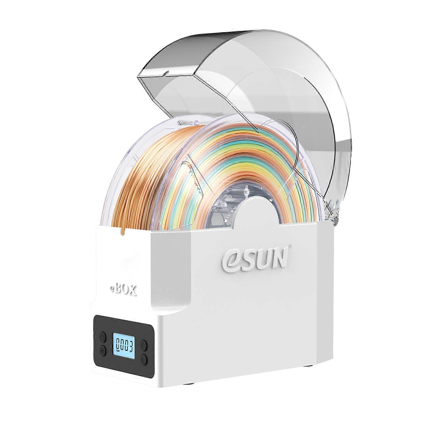 eSUN eBOX Lite 3D Printer Filament Dry Box 3D Filament Dryer Storage Box Dehydrator Spool Holder Keep Filament Dry Compatible with 1.75mm 2.85mm 3mm F