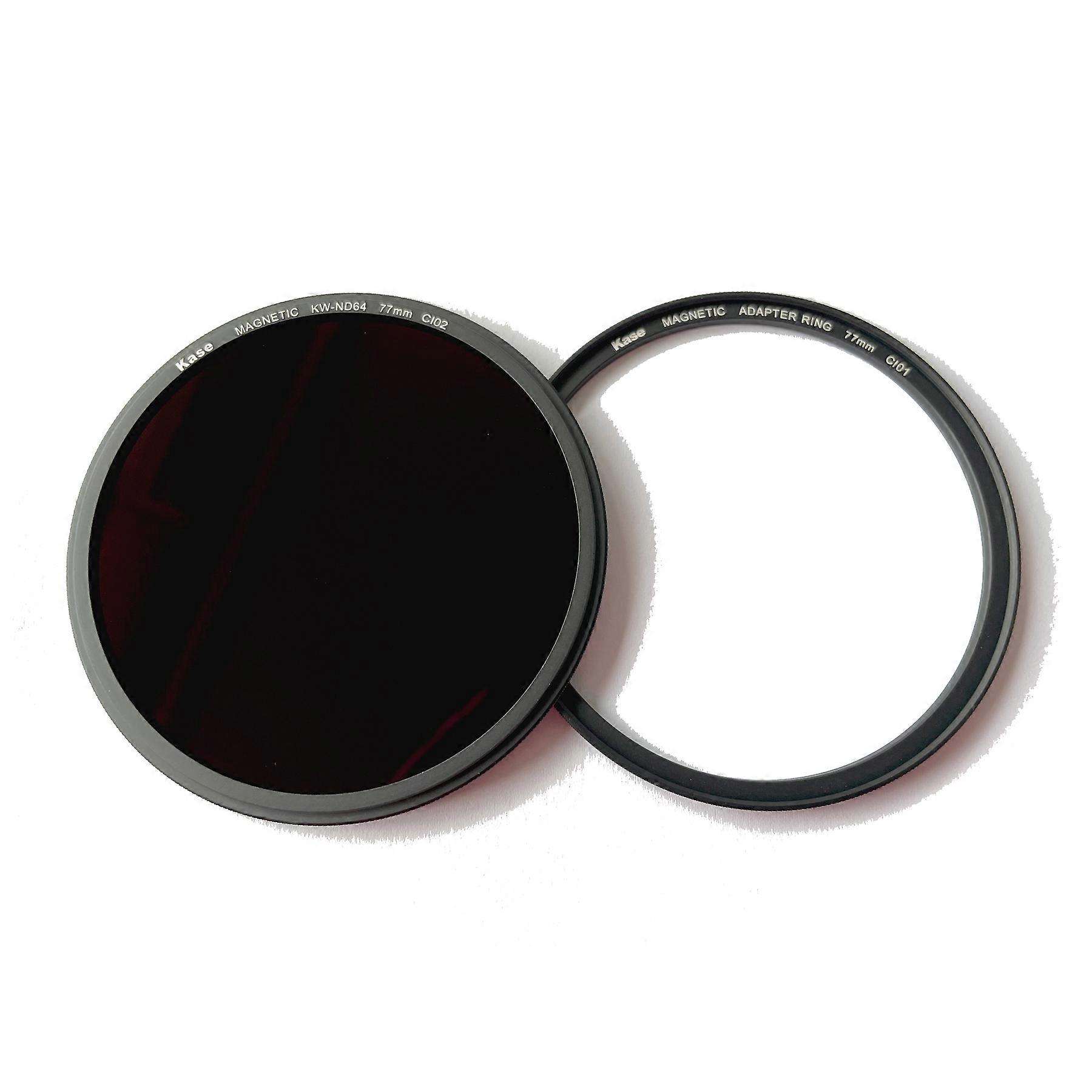 Kase Wolverine Filter dengan kepadatan netral Solid magnetik dengan cincin Adapter-ND8 ND64 ND1000 ND32000 ND64000