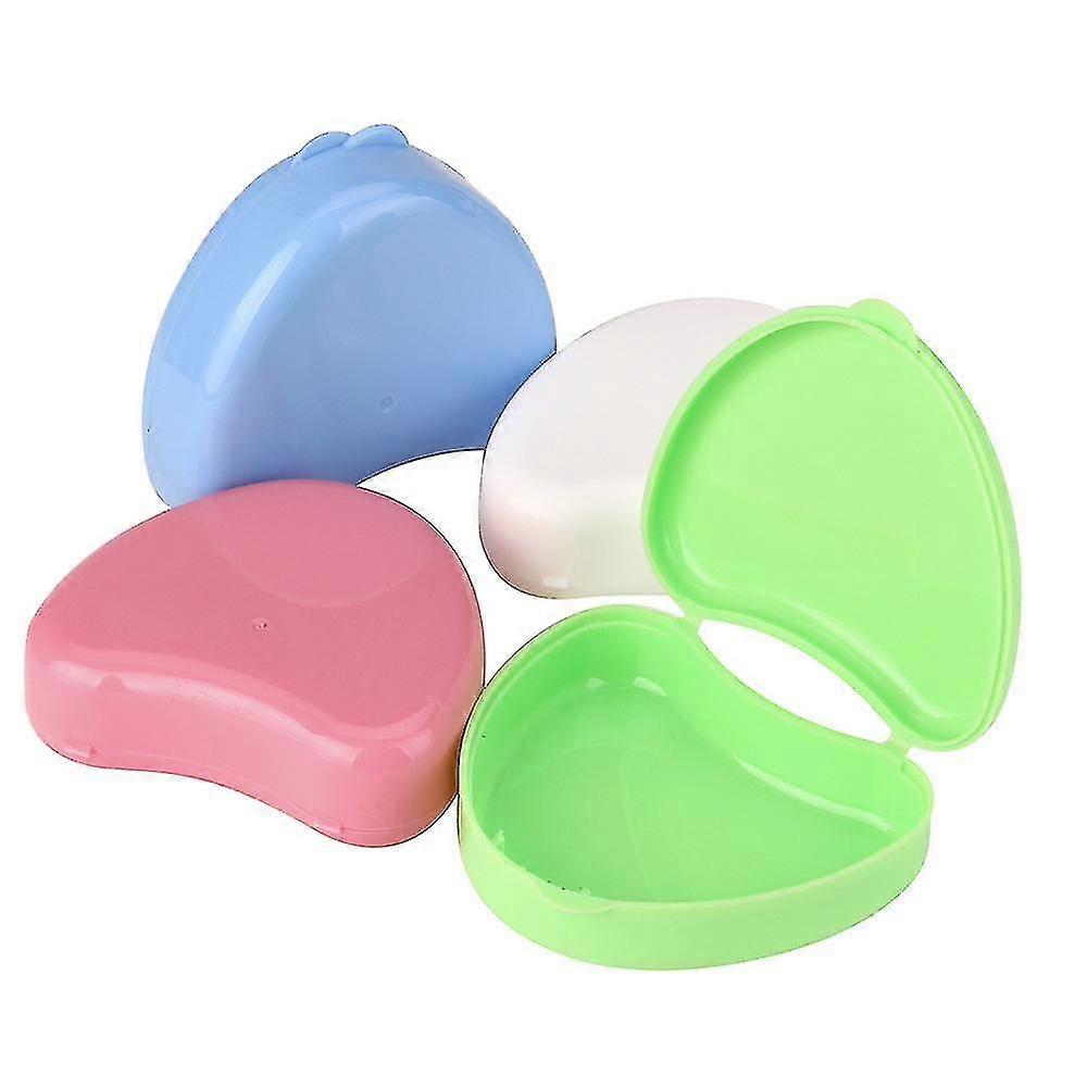 Denture Bath Appliance -sd Teeth Box Stora Case Rinsing Basket