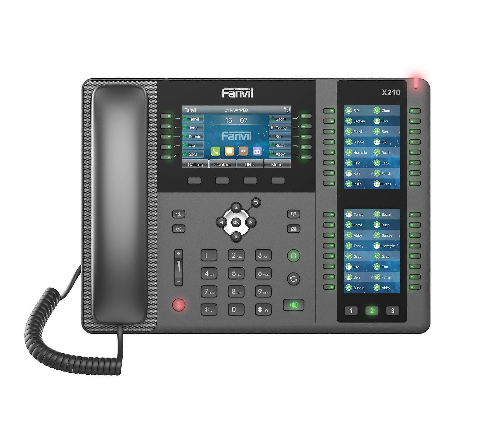 Fanvil Sip Phone X5U Conference Voice Phone Color Screen Desk Phone fanvil x210i ip for video call fanvil x1sp
