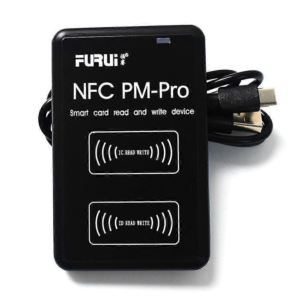 FURUI NEW PM-Pro RFID IC/ID Copier Duplicator Fob NFC Reader Writer Encrypted Programmer USB UID Copy Card Tag Tw