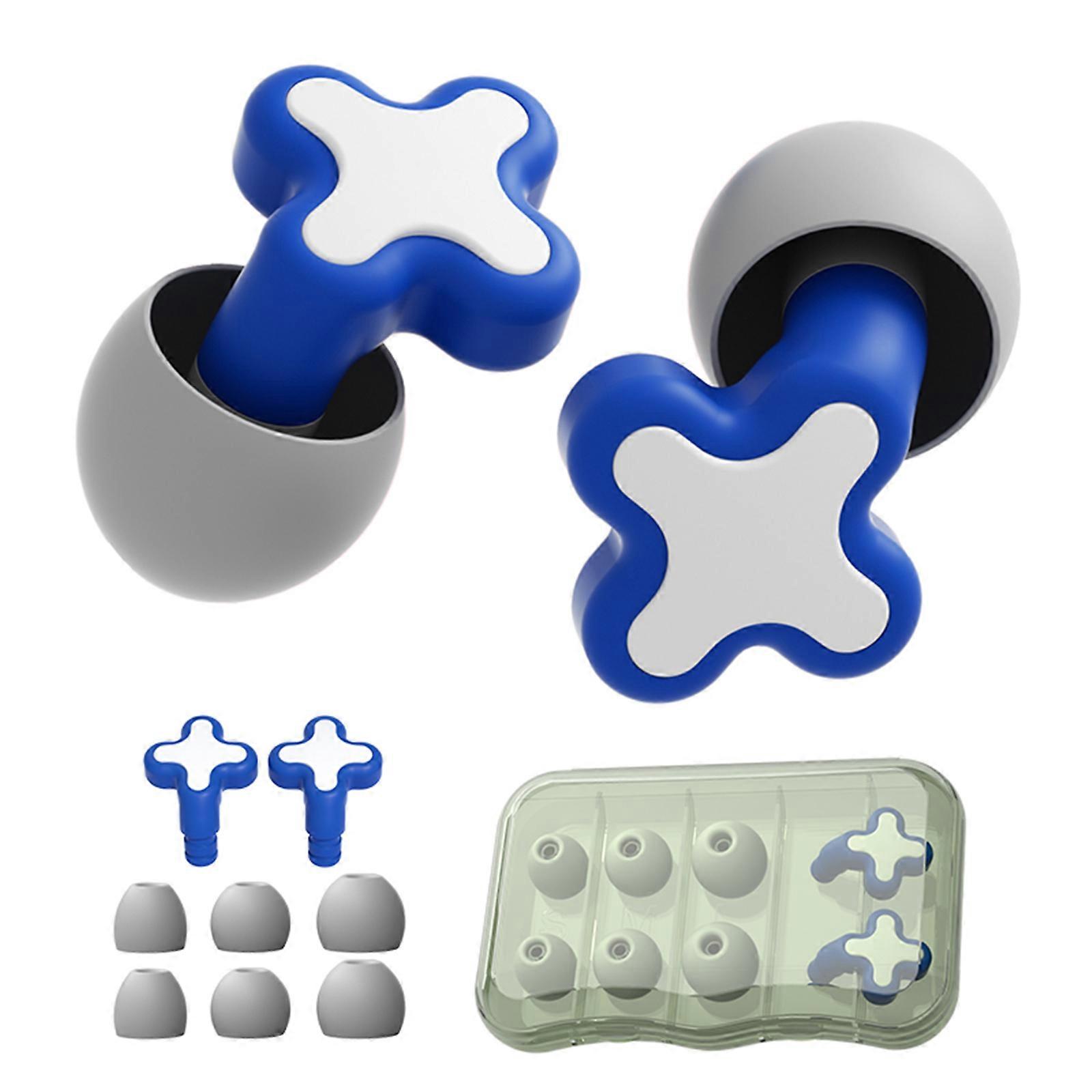 Silicone Soundproof Earplugs Noise Shielding Sound Wave Filtering Tool for Concerts and Nightlife