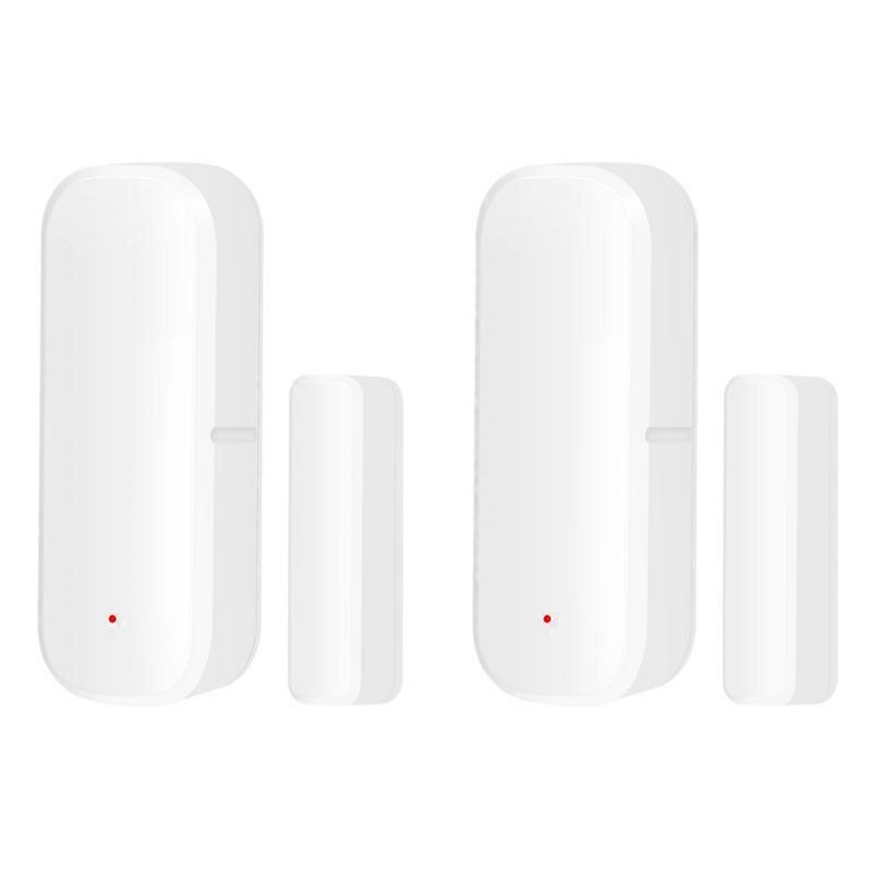 2x Tuya Akıllı WiFi Kapı Sensörü Pencere Sensörü Kapı Manyetik Alarm Dedektörü