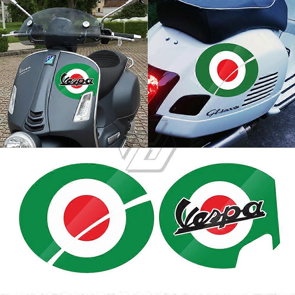 Redkid Motorcycle MOD Italy Decal Fits for Vespa GTS 300 Series II Sei Giorni Models Green