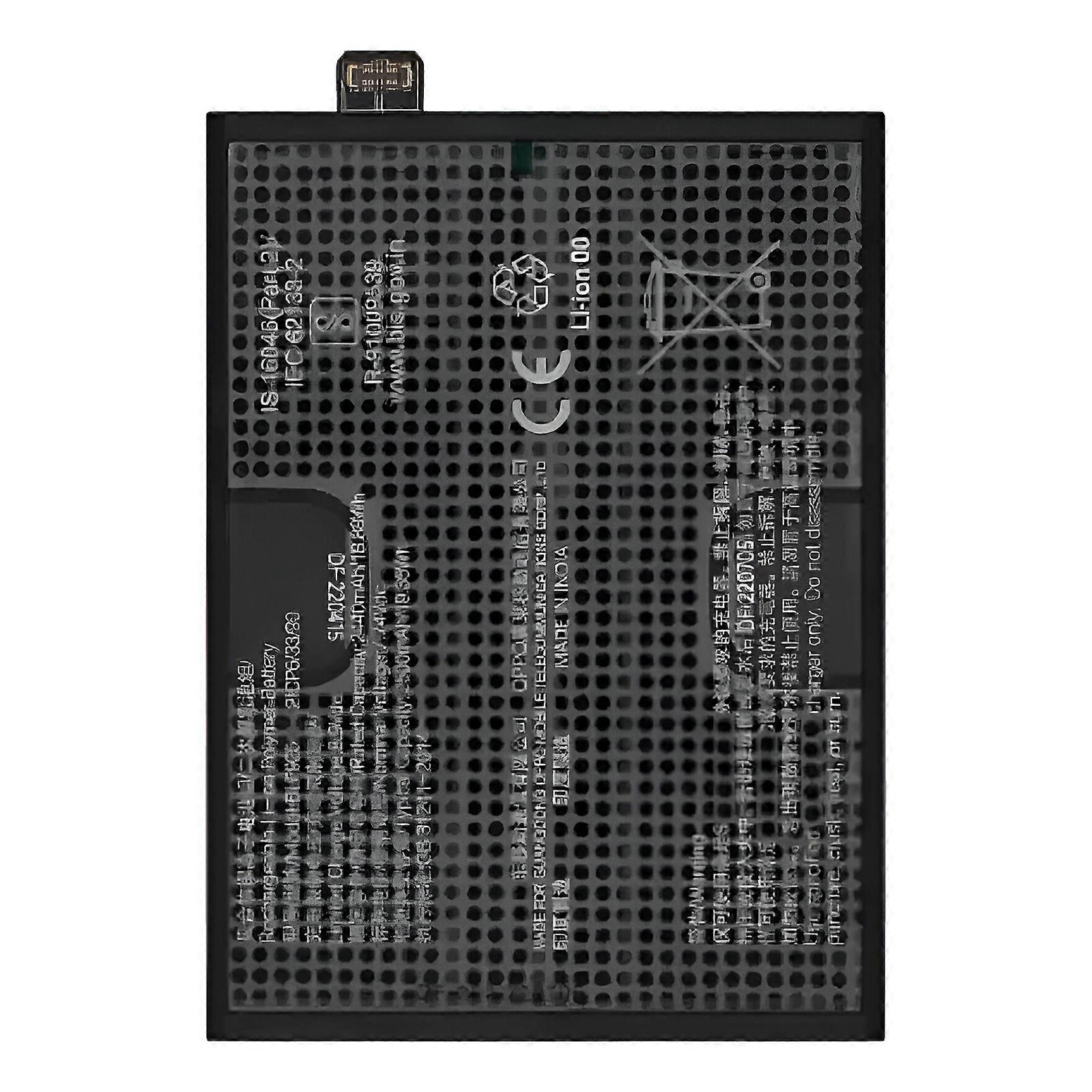 Εσωτερική μπαταρία για OnePlus Nord 3 5G 5000mAh μοντέλο BLP925, Μαύρο