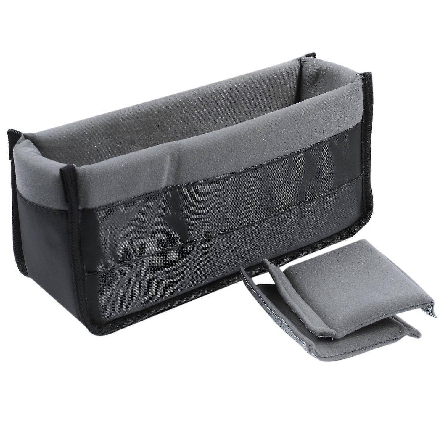 Organizator de cameră DSLR rezistent la șocuri, carcasă de protecție pentru separator de partiții (negru + gri)