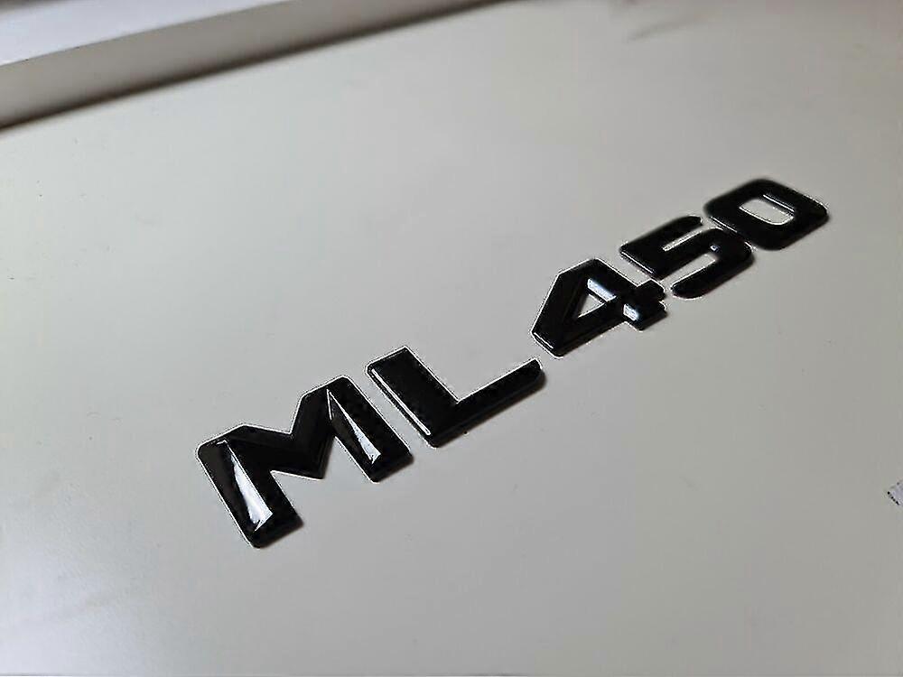 Kompatybilny zml450 Gloss Black Letter Number Rear Boot Badge Emblem Ml Class Mercedes