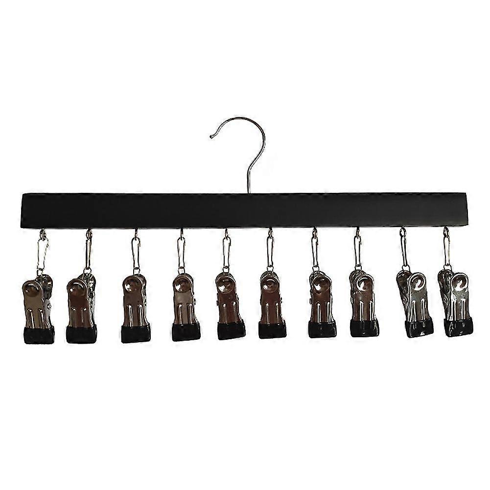 Wooden Hat Storage Shelf Hooks Anti-slip Anti-rust Hat Hanger For Storaging