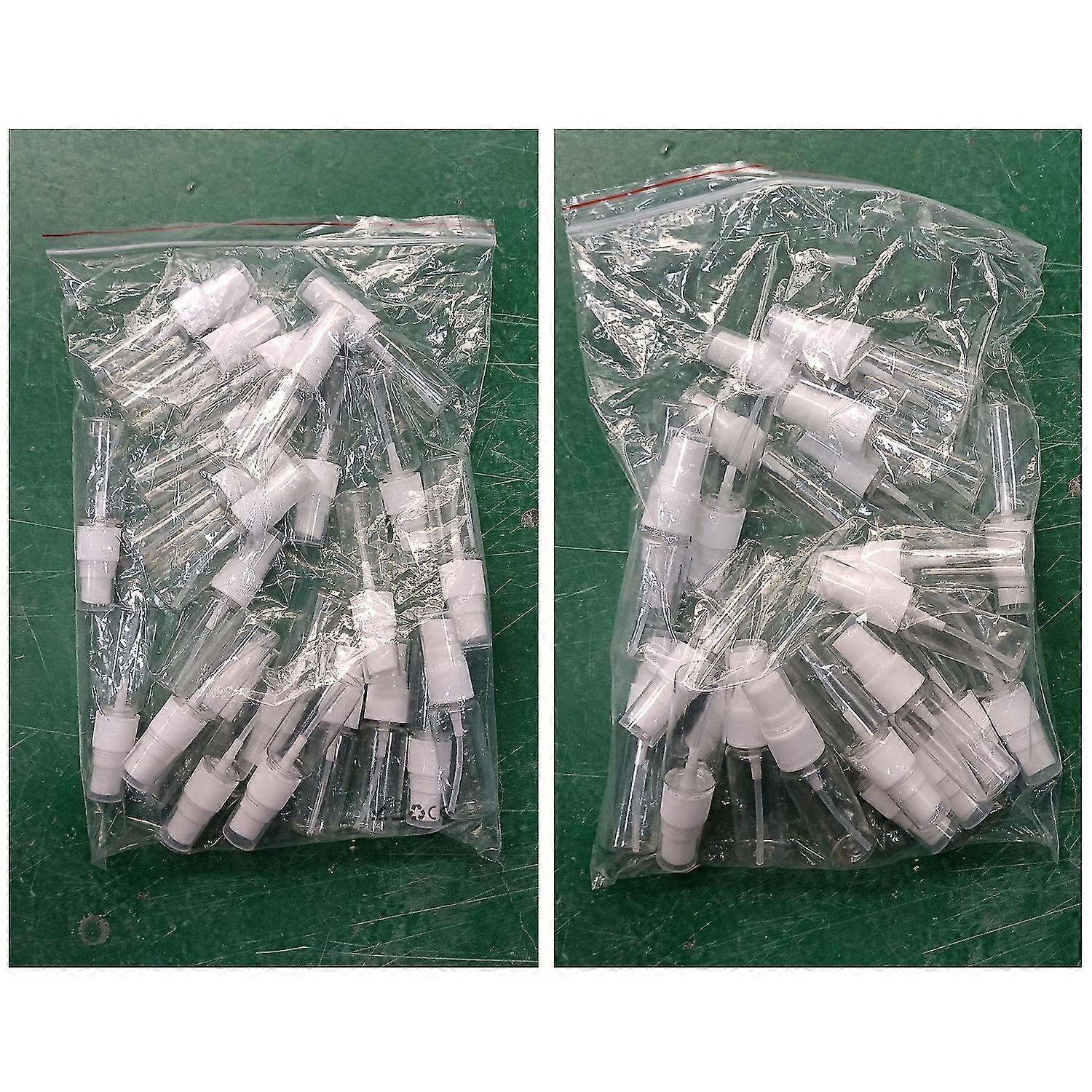 24pcs 20ml Transparent Empty Spray Bottles Portable Refillable Fine Mist Sprayer Bottles