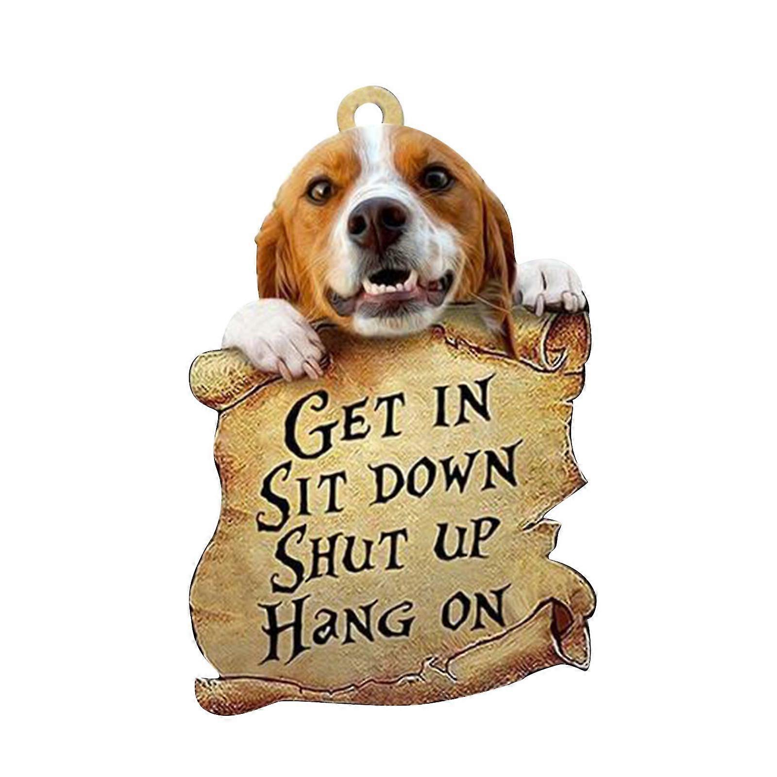 Cute Dog Hanging Ornament With Colorful -paper Hanging Ornament Decors