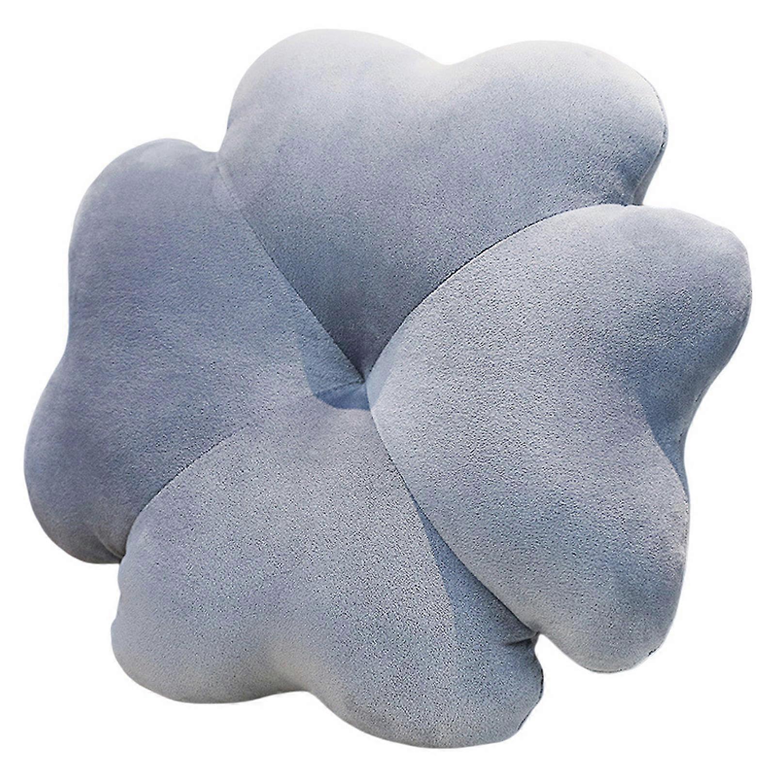 Cuscino di lancio Tocco confortevole riempimento completo Alta elasticità Liscio resistente all'usura Decorare portatile quadrifoglio trifoglio peluche Accessorio domestico