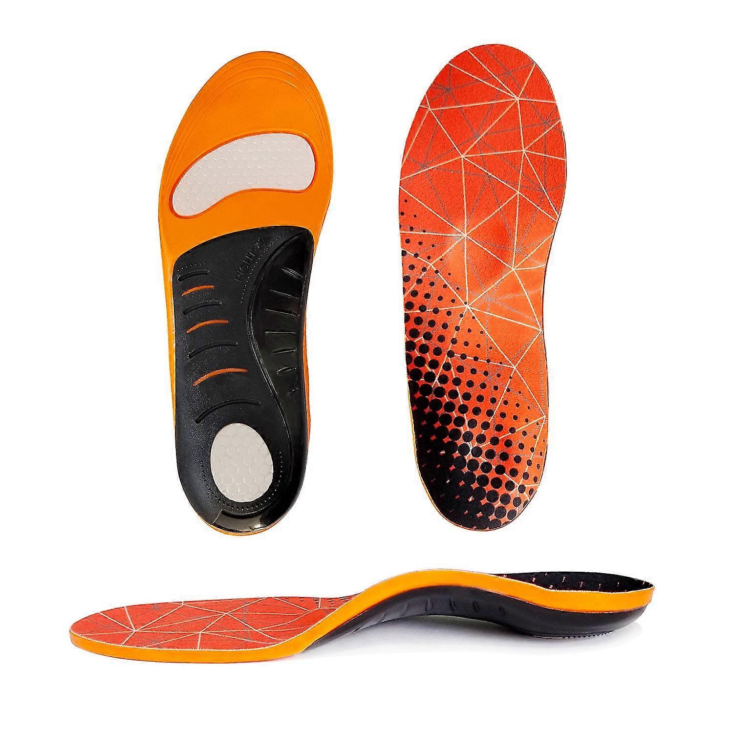 Plantar Fasciitis High Arch Support Insoles, Orthotic Shoe Inserts for Flat Feet