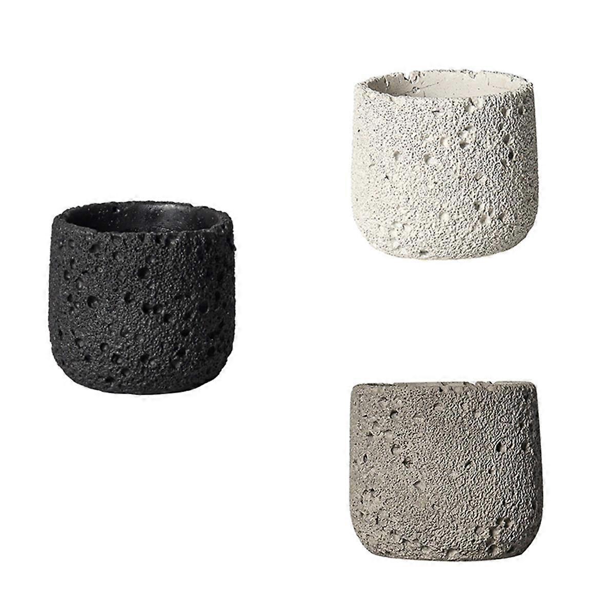 Cement Space Texture Aromatherapy Candle Cup Diy Candle Empty Cup Atmosphere Container Ornaments