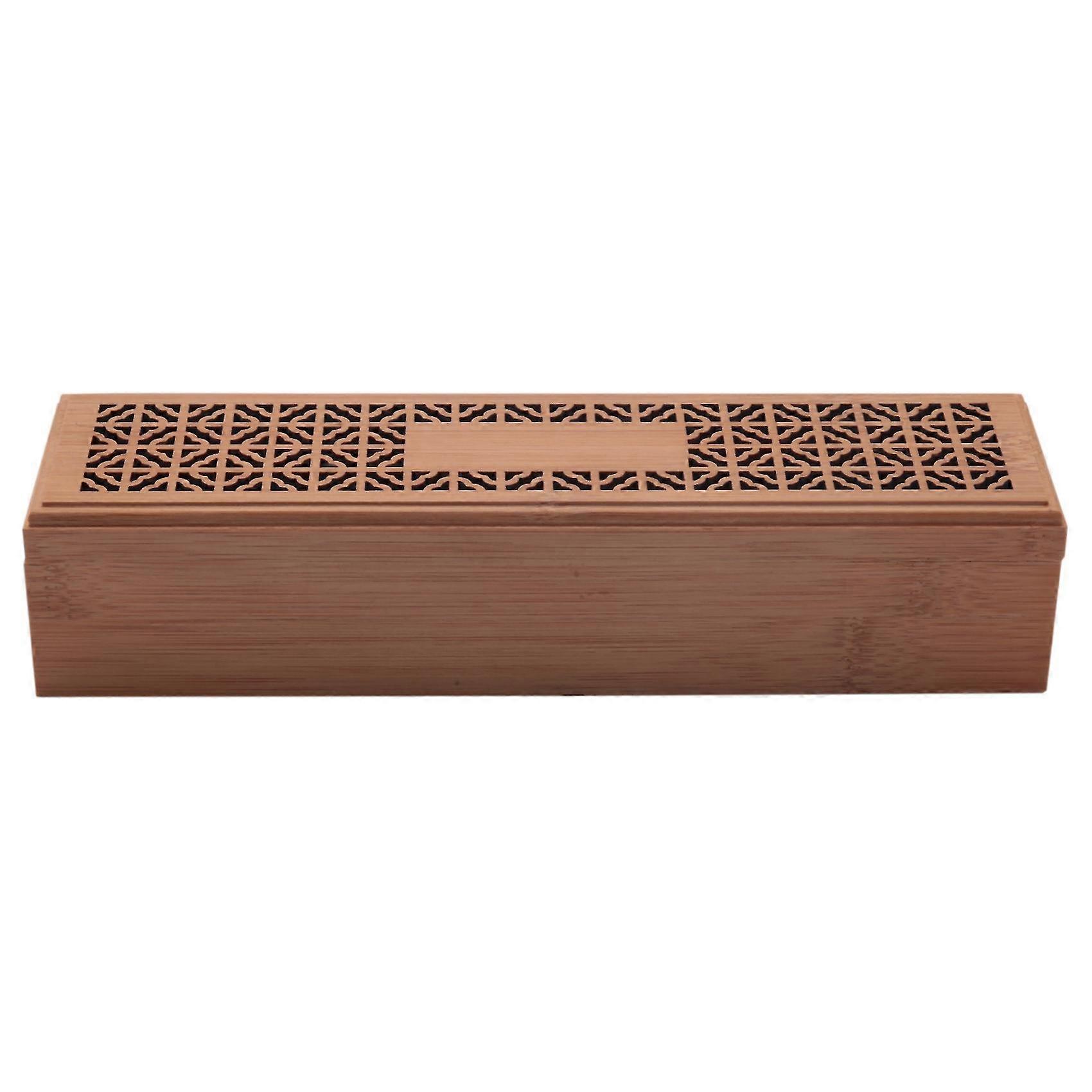 Burner Stick Holder With Drawer -stick Box Hollow Aromatherapy Lying Censer Office Teahouse