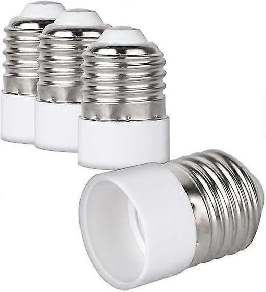 4x socket adapter - E27 to E14 socket converter - E14 base lamp holder adapter for halogen LED bulb