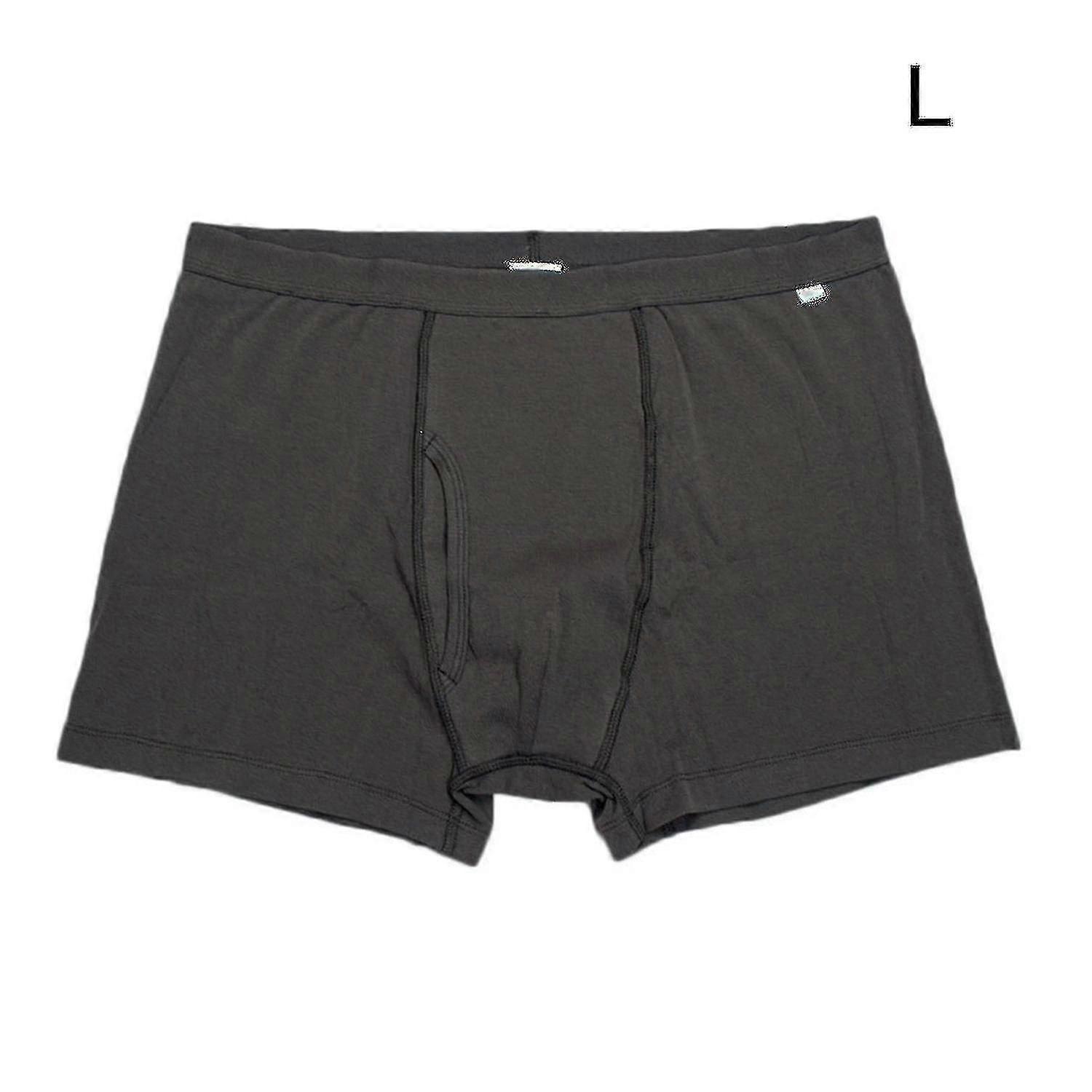 Incontinence Underwear For Men, 100% Cotton Washable Reusable Cotton Breathable Incontinence Underwear