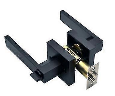 Door Handle With Lock And Key, Chrome Door Handle Set, External Door Handle Lock, Bedroom Door Lock, 1 Pack