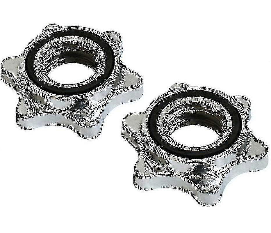 2 Pieces Standard Star Locks 25 Mm For Dumbbell Bars
