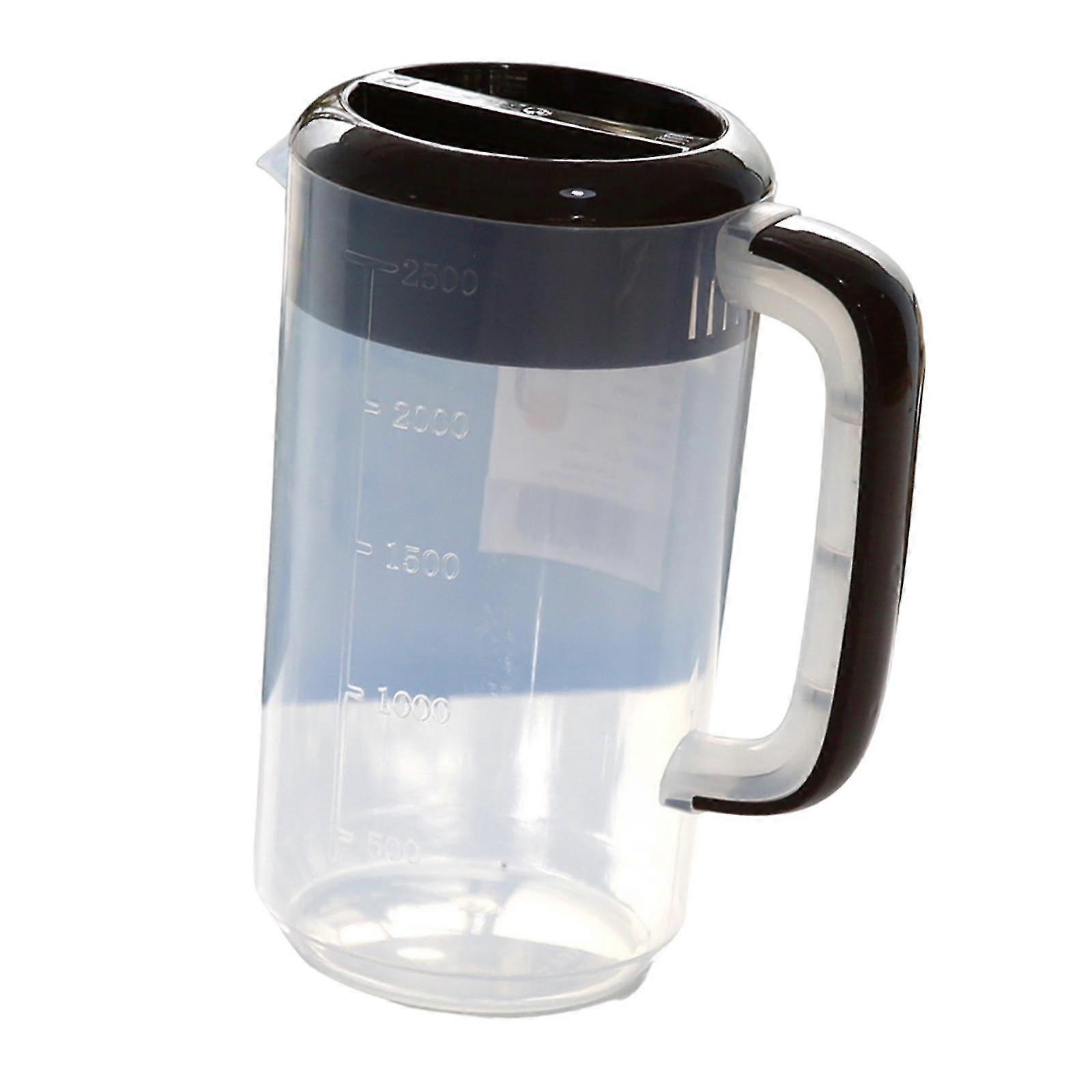 Water Pitcher with Lid with Scale Line Versatile for Party Catering Kitchens White