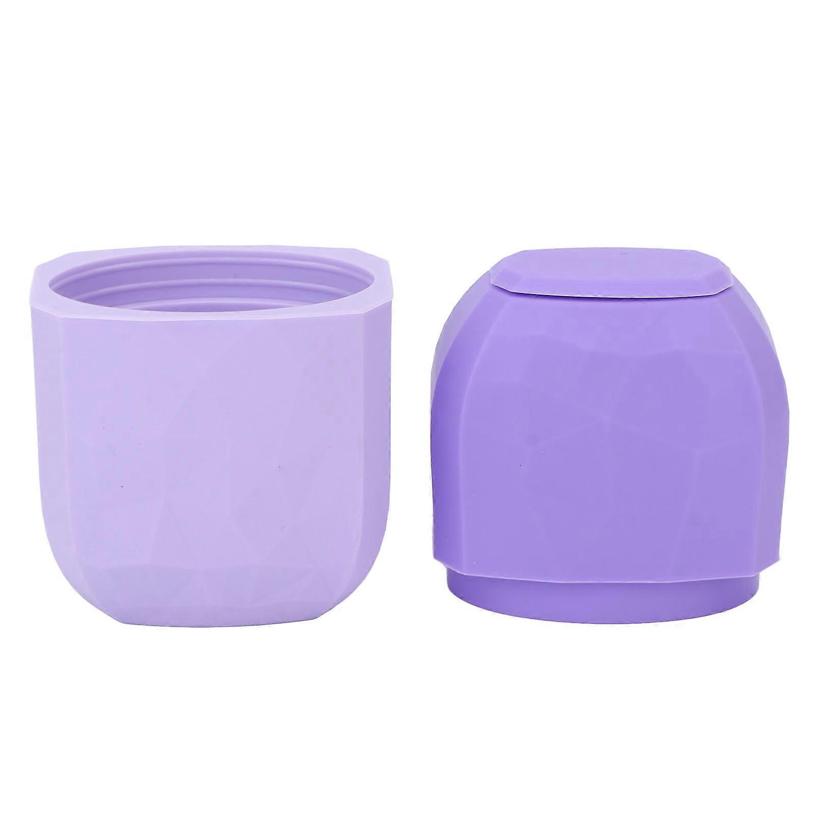 Silicone Ice Face Roller Prevent Wrinkles Brightening Facial Beauty Ice Roller for WomenPurple