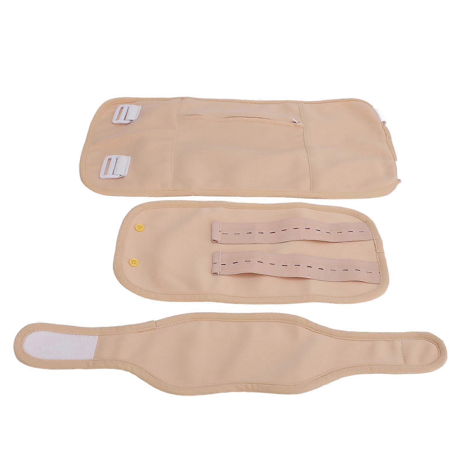 3Pcs Castor Oil Pack Wrap Soft Reusable Waist Neck Hand Leg Castor Oil Pack Wrap for Home
