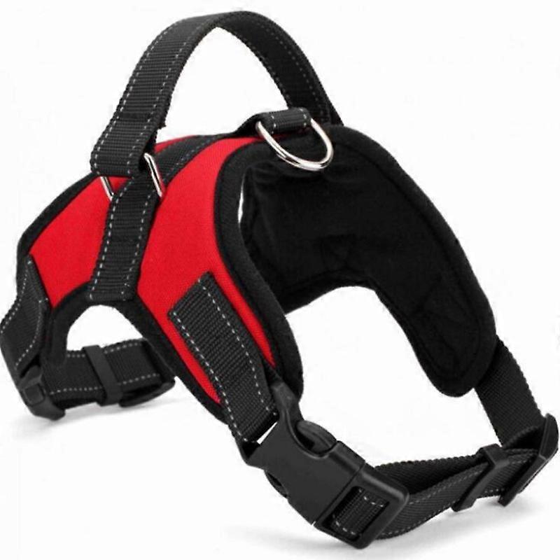 MIMIGO 2021 Upgraded No Pull Dog Harness with 2 Snap Buckles, Reflective with Front  and an Easy Control Handle NO Need Go Over Dogs Head Adjustable E