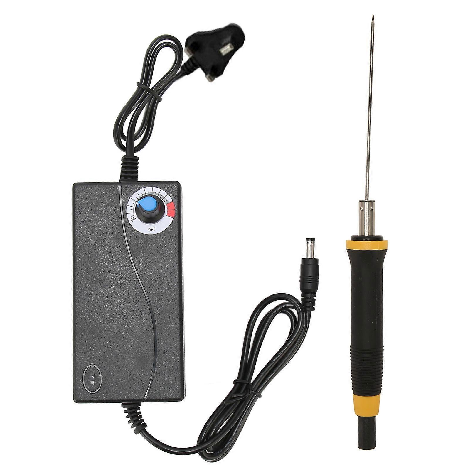 Hot Knife Foam Cutter DC 12V 3A Quickly Heating Smoothly Cut Ergonomic Handle Foam Cutting Tool for Cutting Engraving 100?240V UK Plug 100?240V