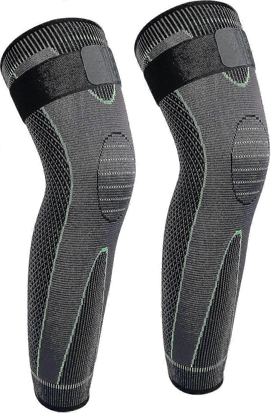 Full Leg Eeve Compression Leg Eeve Knee Eeve Protects Legs Reduces Varicose Veins And Leg Swelling (pair)