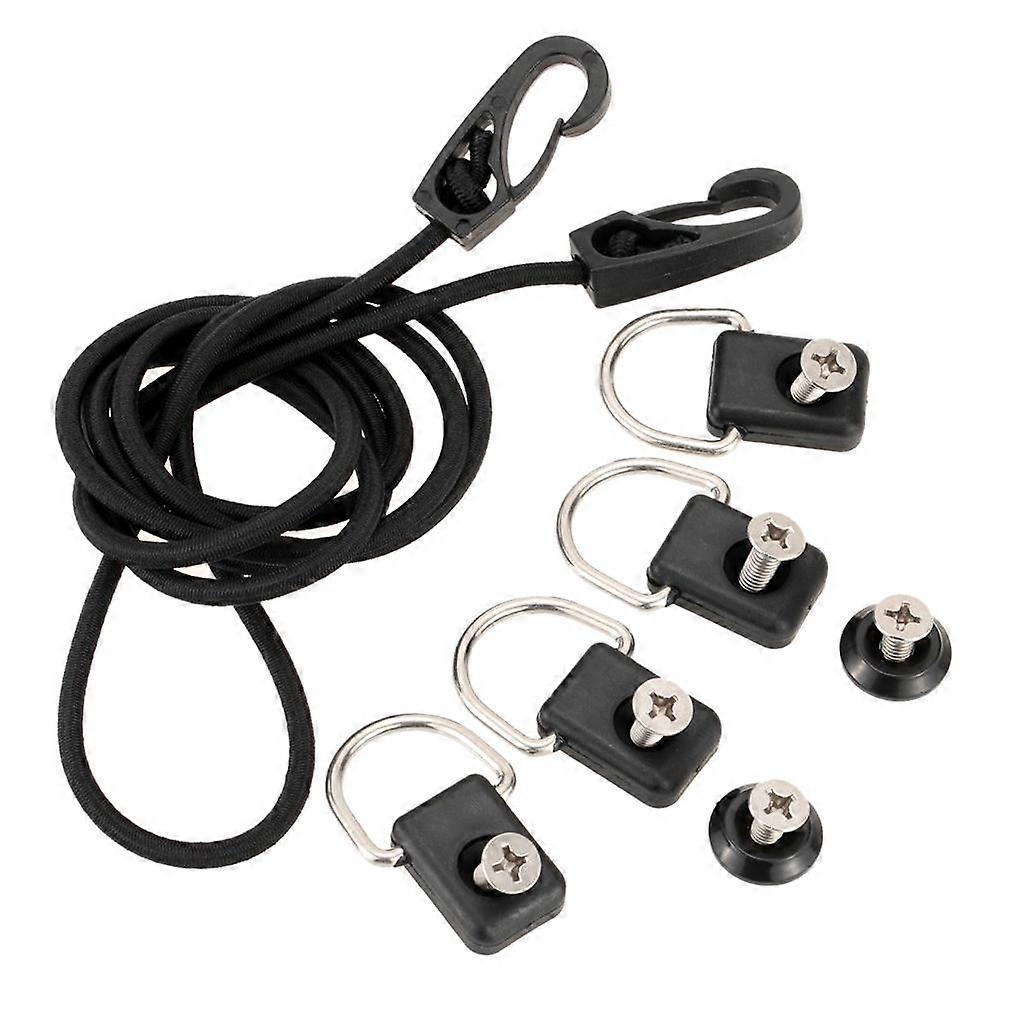 Portable Kayak D Ring Outfitting Fishing Rigging Bungee Kit Accessory