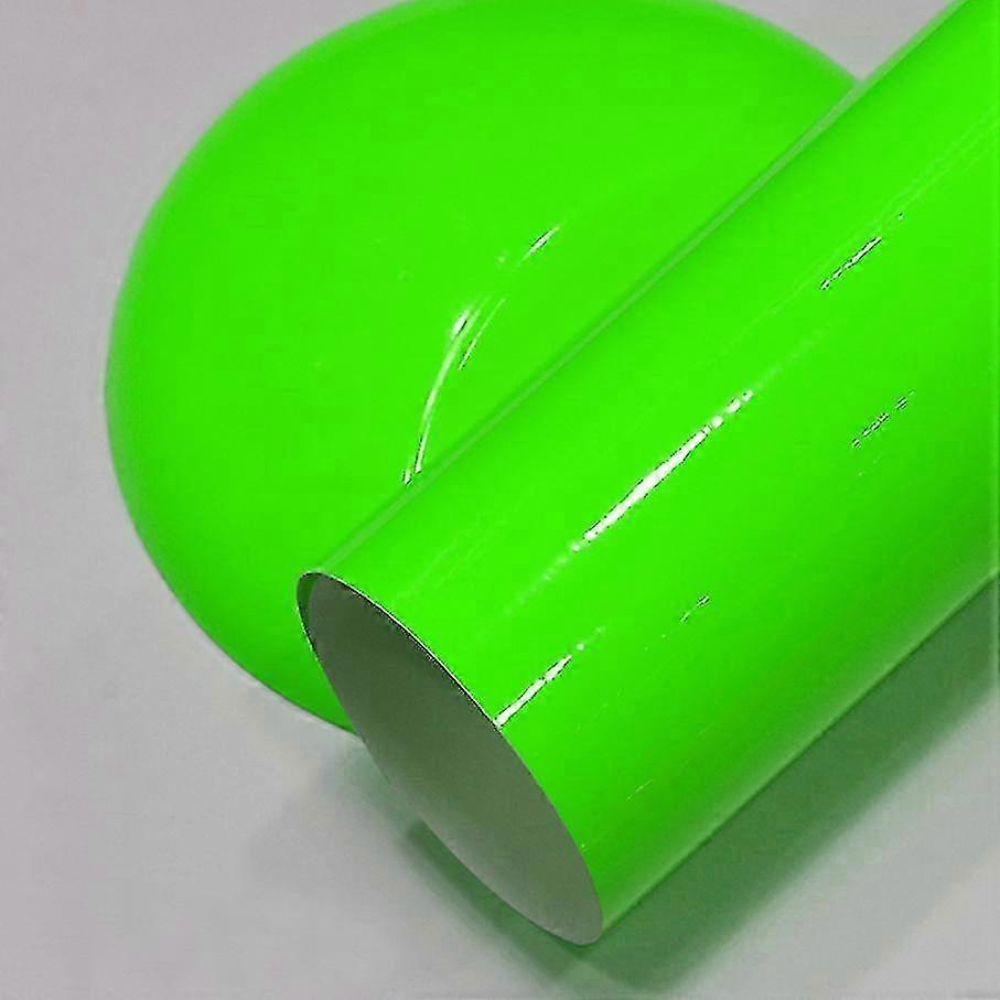 Autocollant vinyle jaune fluorescent brillant autocollant autocollant fluorescent brillant