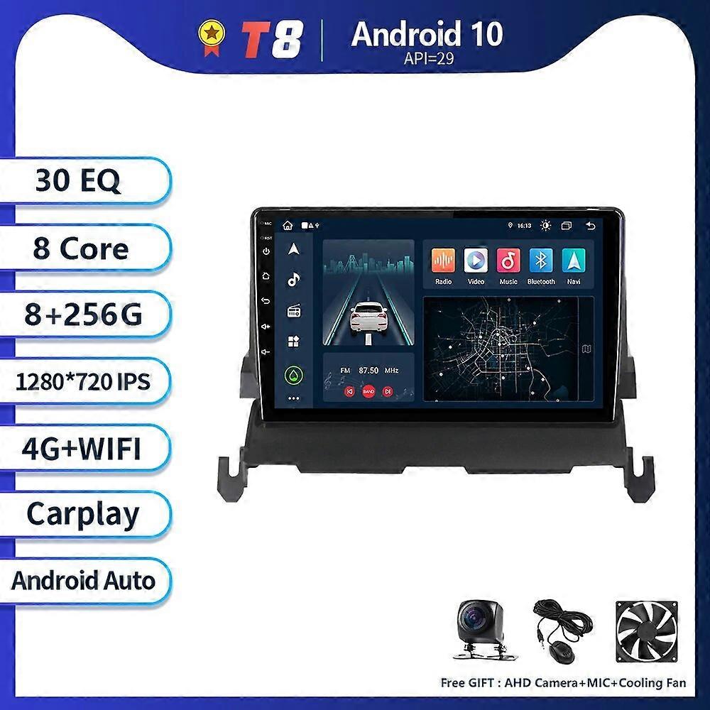 T8 8G 256G Pour DODGE Journey 2009 - 2012 Autoradio Multimédia Lecteur Vidéo Android Auto Navigation GPS Carplay No 2 Din DVD